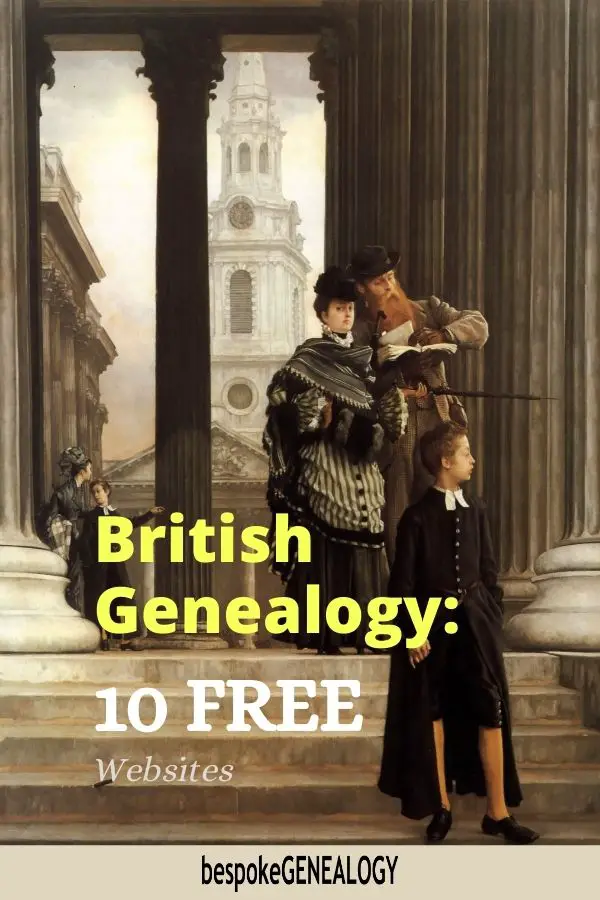 British genealogy 10 free websites. Bespoke Genealogy