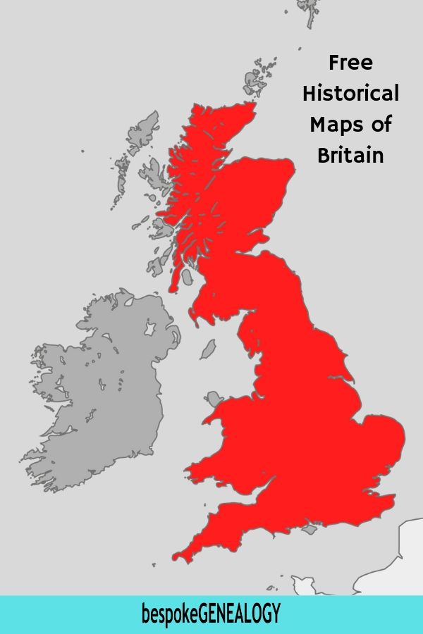 Free Historical Maps of Britain. Bespoke Genealogy