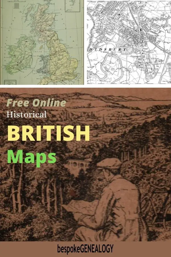 Free online historical British maps. Bespoke Genealogy