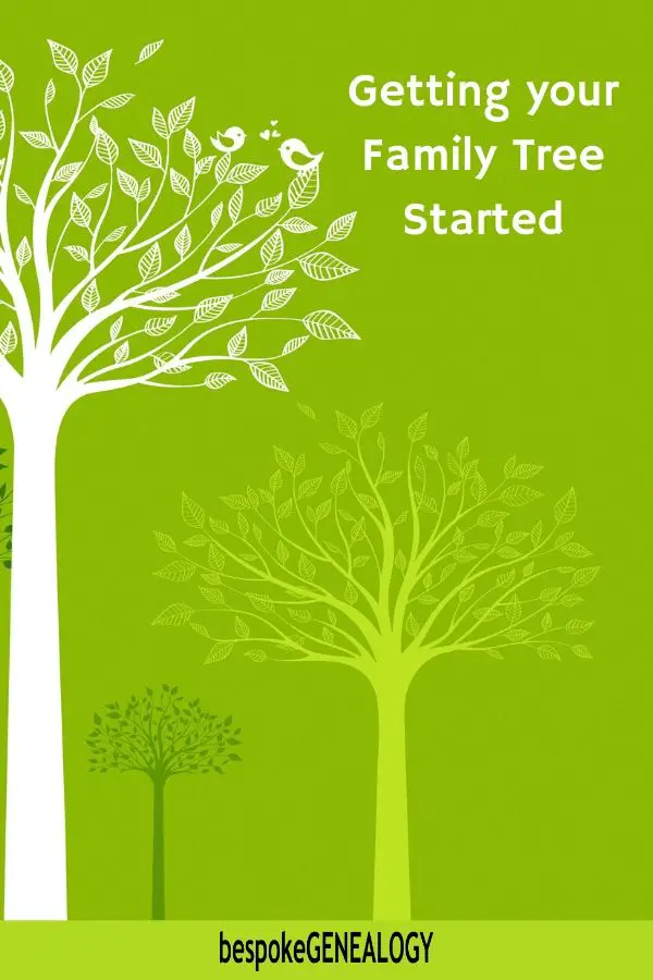 Getting your family tree started. Bespoke Genealogy