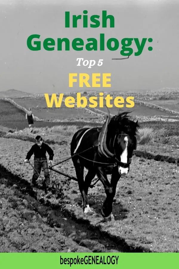 Irish genealogy top 5 free websites. Bespoke Genealogy
