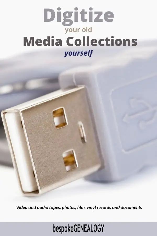 Digitize your old media collections yourself. Bespoke Genealogy