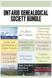 Ontario Genealogical Society Bundle edited by Jane E MacNamara