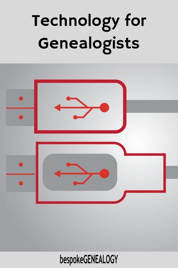 Technology for Genealogists. Bespoke Genealogy
