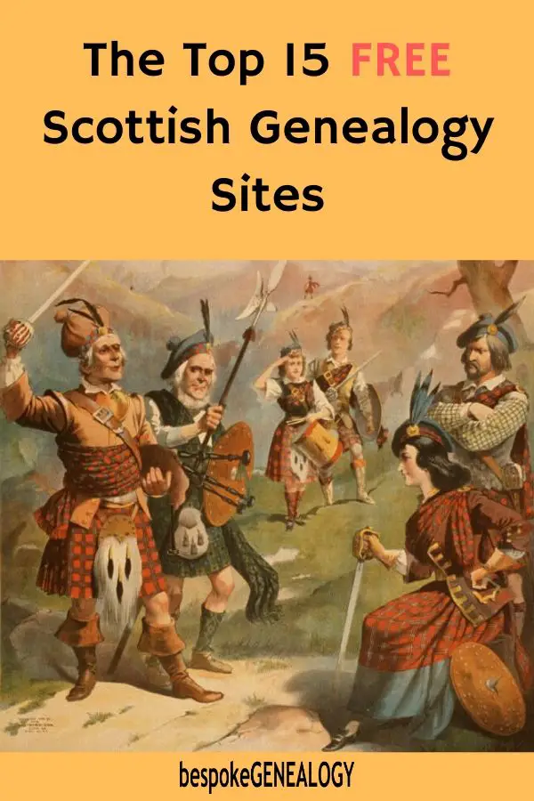 The top 15 free Scottish genealogy sites. Bespoke Genealogy