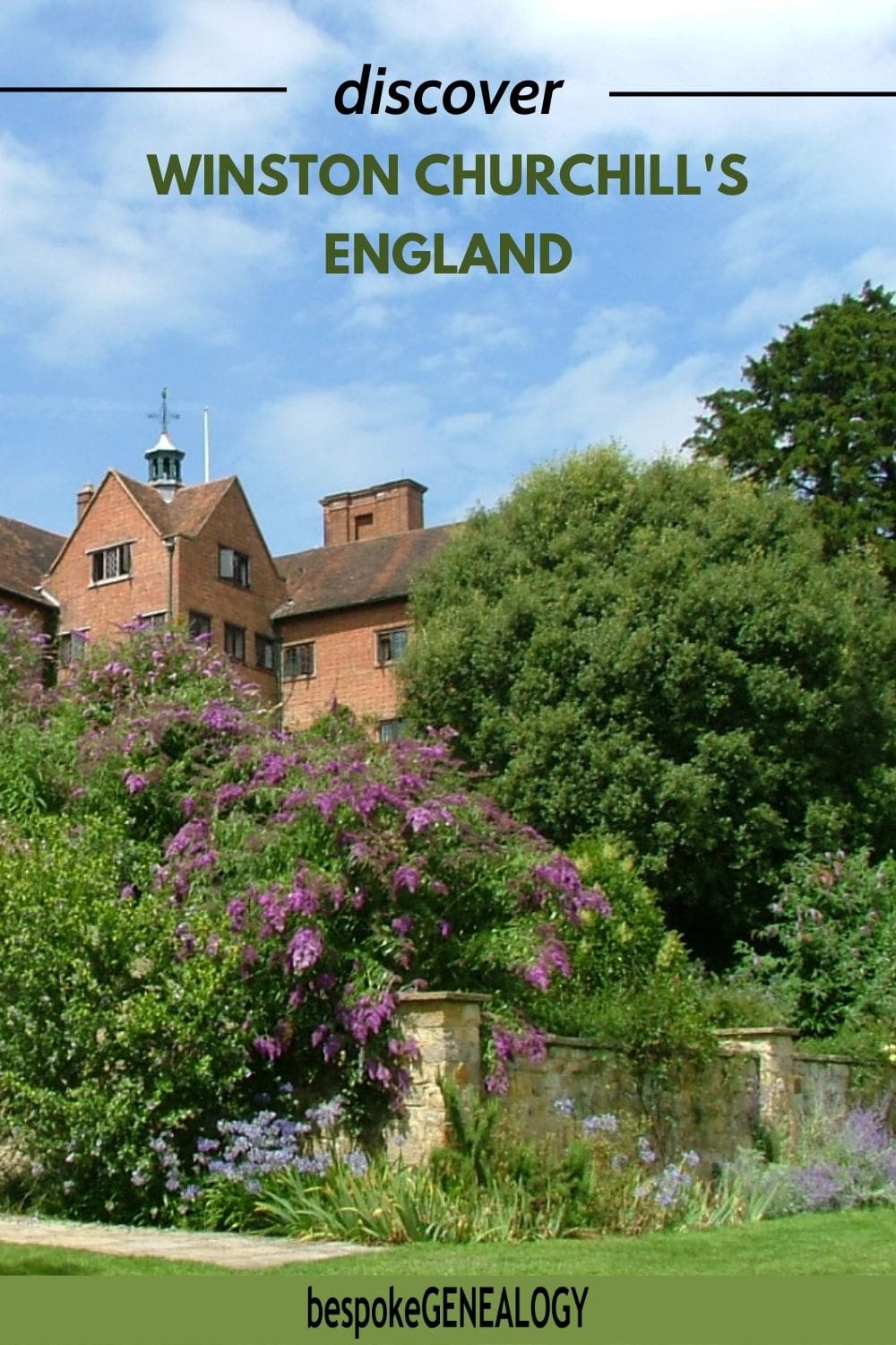 Discover Winston Churchill's England. Photo of Chartwell in Kent, England, Churchill's home.