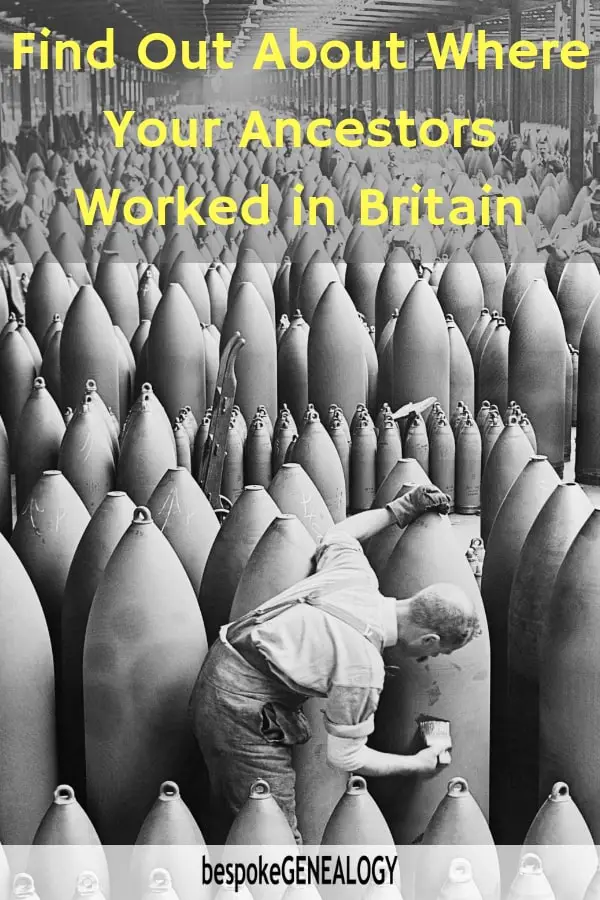Find out about where your Ancestors worked in Britain. Bespoke Genealogy