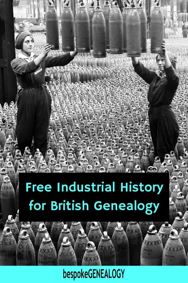 Free Industrial History for British Genealogy. Bespoke Genealogy