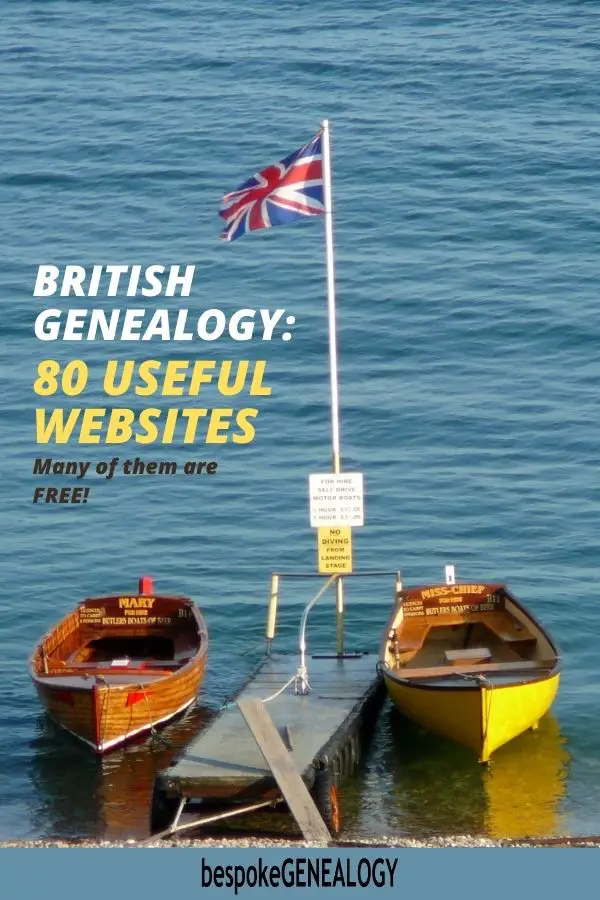 British Genealogy: 50 useful websites. Bespoke Genealogy