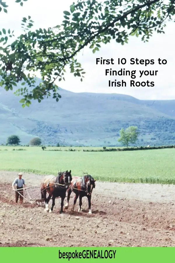 First 10 steps to finding your Irish Roots. Bespoke Genealogy