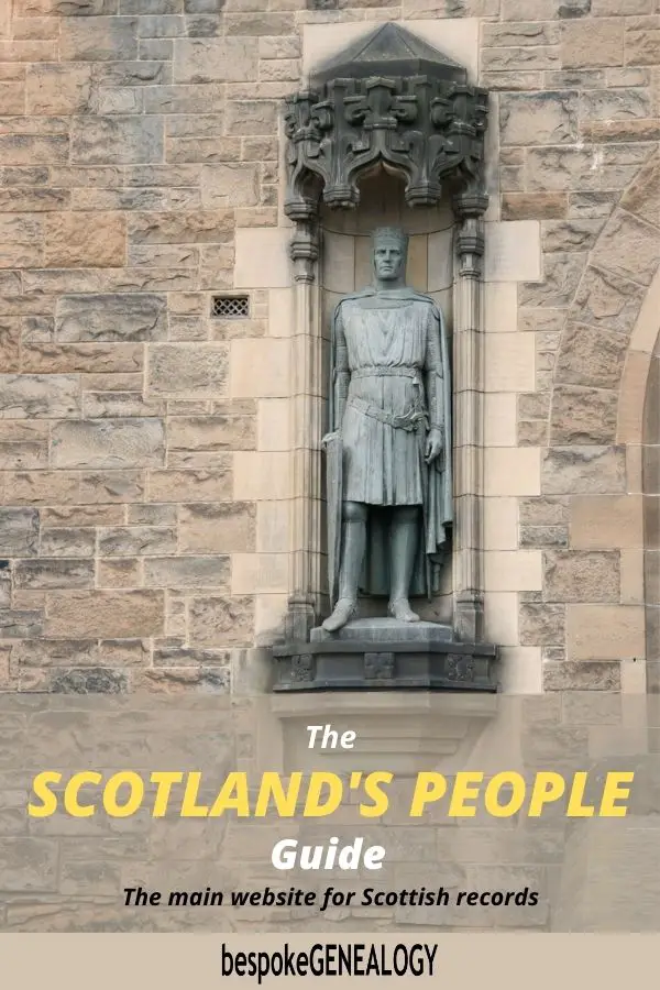 The Scotland's People Guide. Bespoke Genealogy