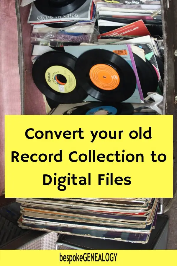 Convert your old record collection to digital files. Bespoke Genealogy