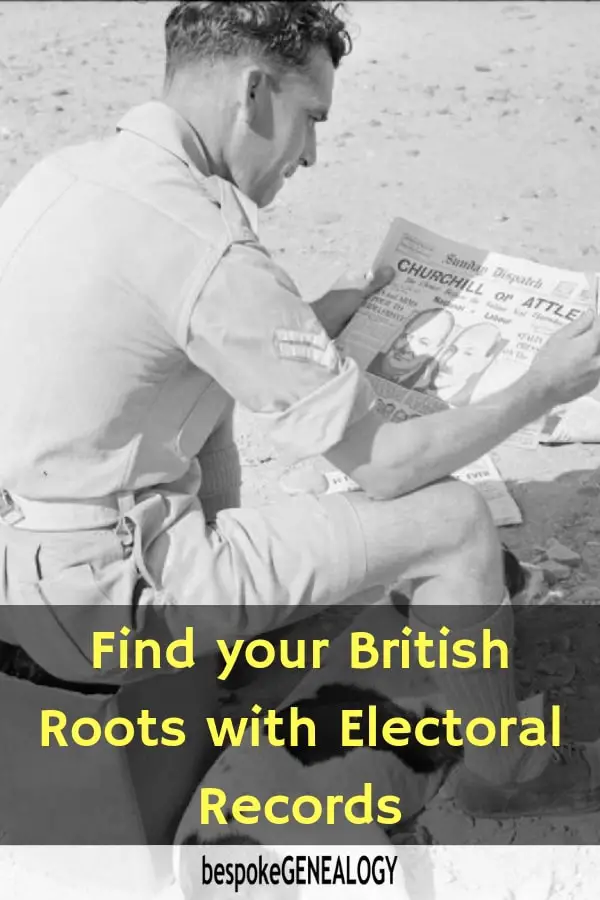 Find your British Roots with Electoral Records. Bespoke Genealogy