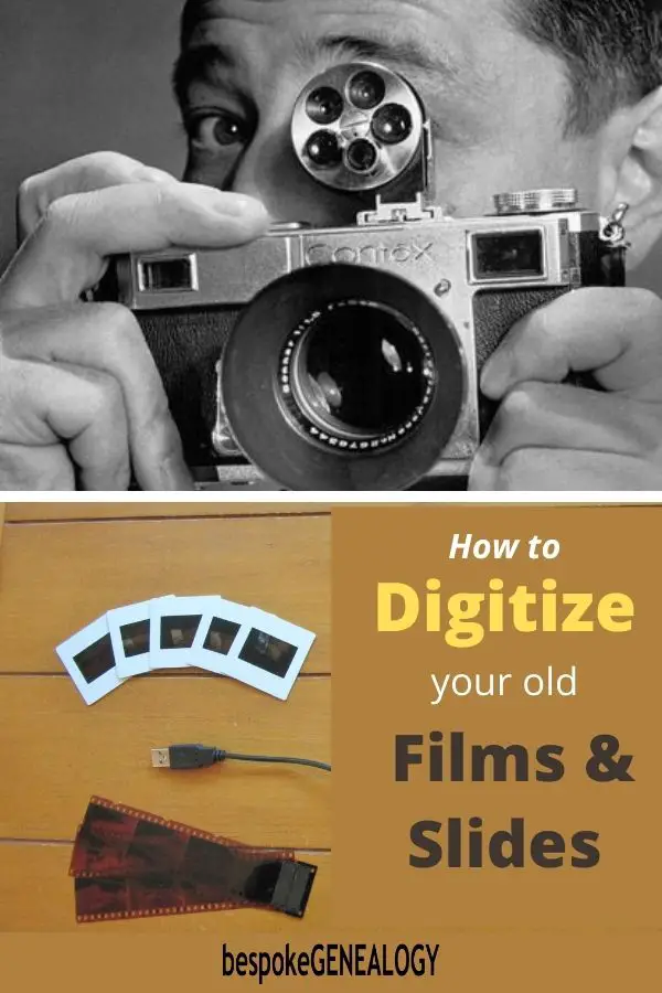 How to digitize your old films and slides. Bespoke Genealogy