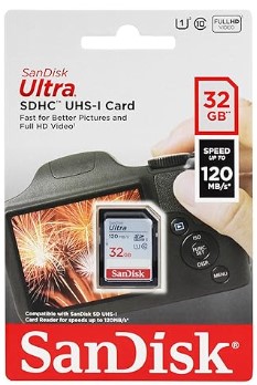 Sandisk 32GB SDHC card