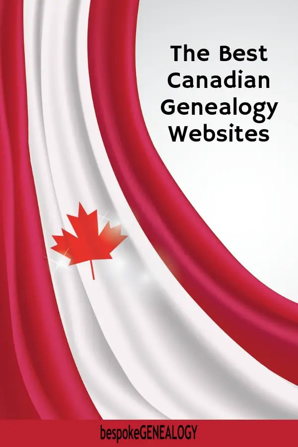 The Best Canadian genealogy websites. Bespoke Genealogy