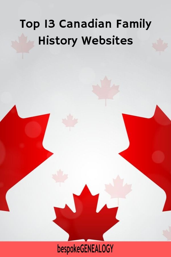 Top 13 Canadian Family History websites