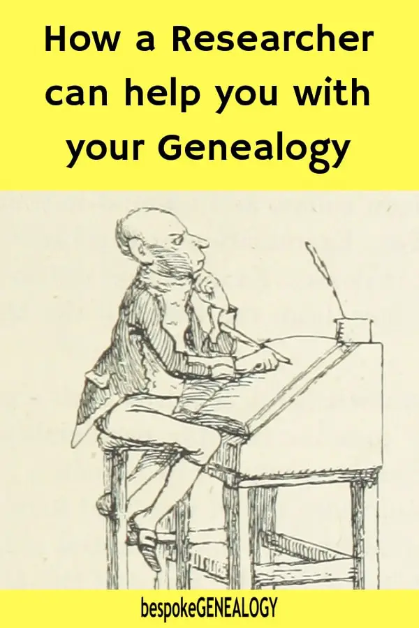 How a researcher can help with your genealogy. Bespoke Genealogy