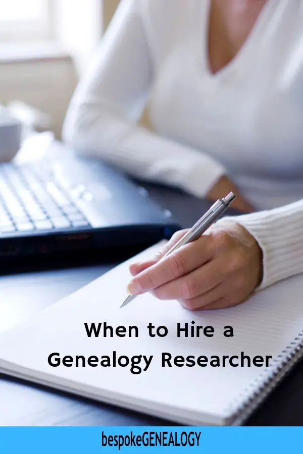 When to hire a genealogy researcher. Bespoke Genealogy