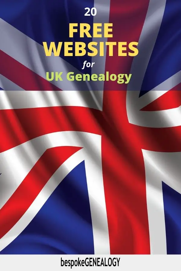 20 Free Websites for UK Genealogy. Bespoke Genealogy