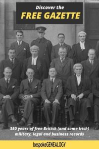 An Amazing Free British Genealogy Resource: The Gazette - Bespoke Genealogy