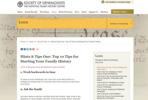 top_10_tips_for_starting_your_family_history_bespoke_genealogy