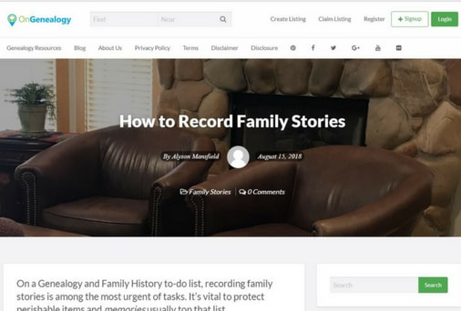 how_to_record_family_stories_bespoke_genealogy