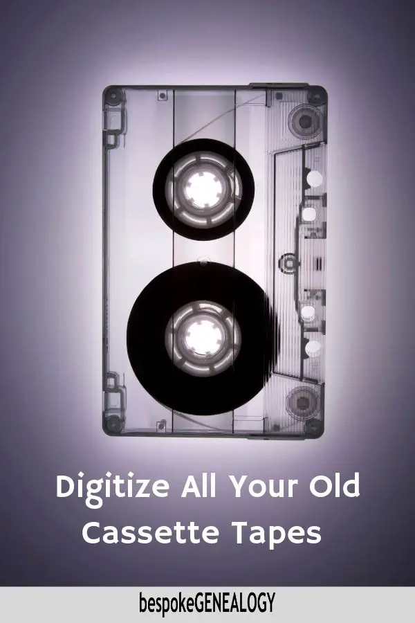 Digitize all your old cassette tapes