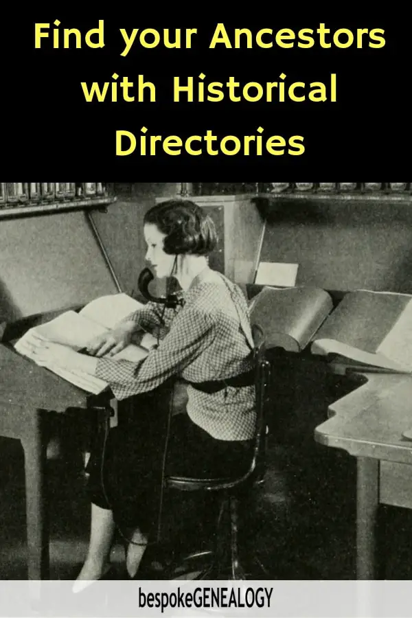 Find your Ancestors with Historical Directories. Bespoke Genealogy