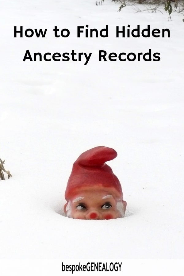 How to find Hidden Ancestry Records. Bespoke Genealogy