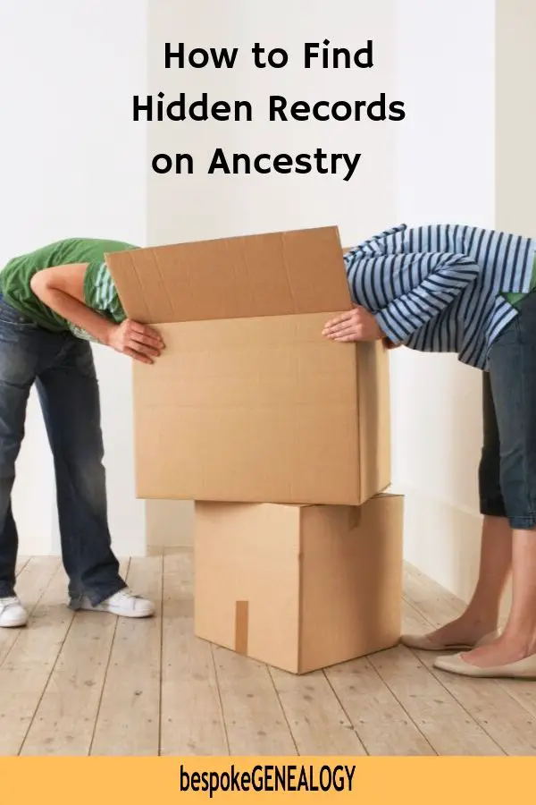 How to find Hidden Records on Ancestry. Bespoke Genealogy