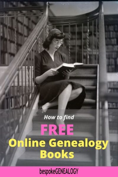 Where To Find Free Genealogy Books - Bespoke Genealogy