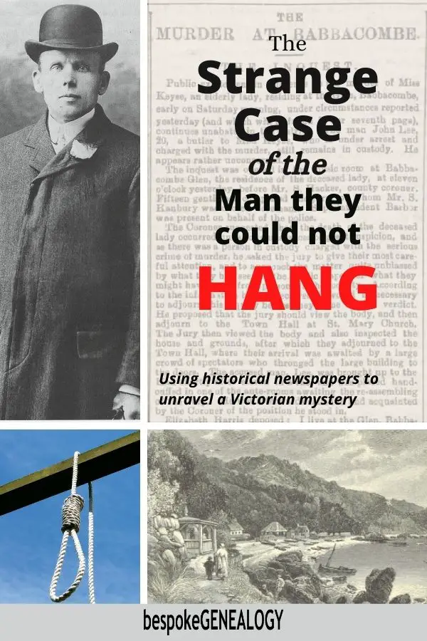 The strange case of the man they could not hang. Bespoke Genealogy