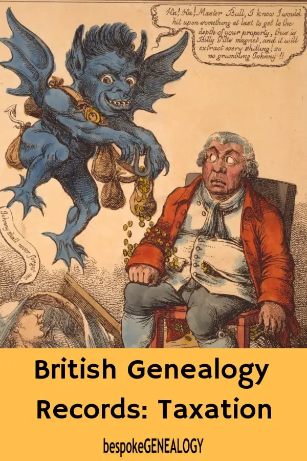British Genealogy Records Taxation. bespoke Genealogy