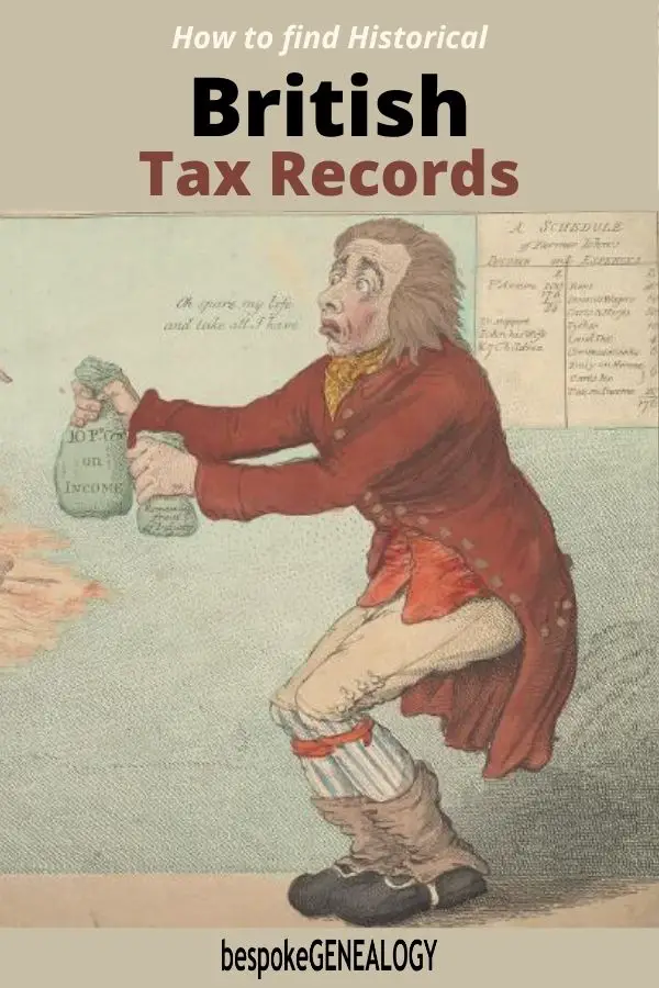 How to find historical British tax records. Bespoke Genealogy