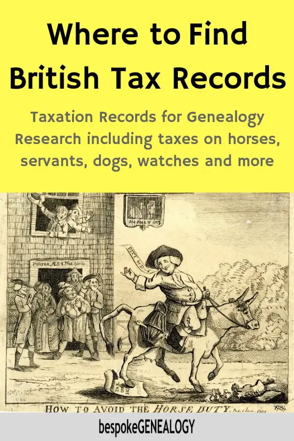 Where to find British Tax Records. Bespoke Genealogy