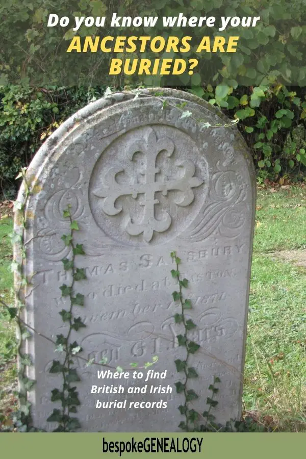 Do you know where your ancestors are buried? Bespoke Genealogy