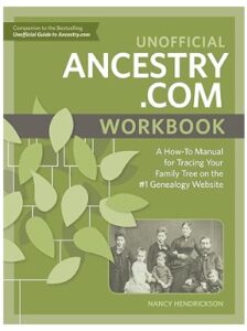 Unofficial Ancestry.com Workbook by Nancy Hendrickson book cover