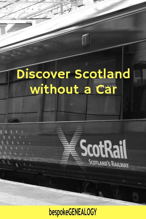 Discover Scotland without a car. Bespoke Genealogy