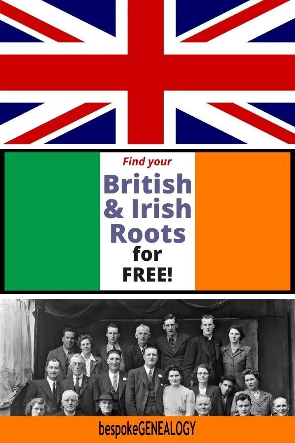 Find your British and Irish roots for free. Bespoke Genealogy