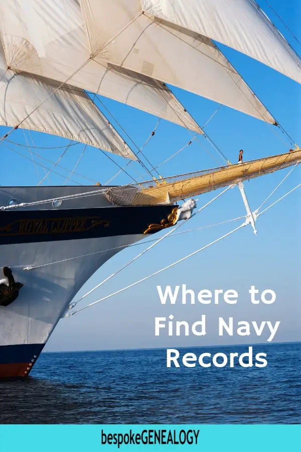 Where to find Navy Records. Bespoke Genealogy