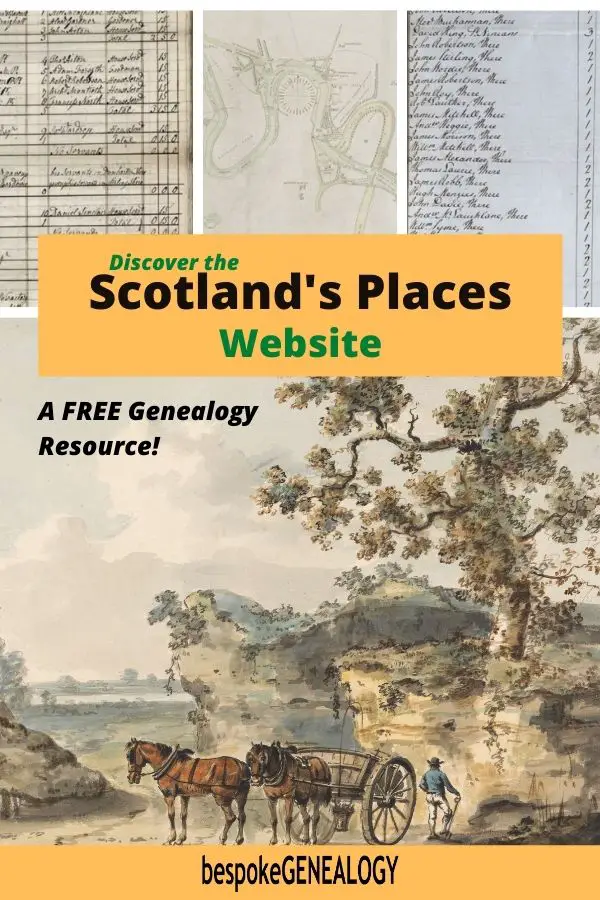 Discover the Scotland's Places website. Bespoke Genealogy