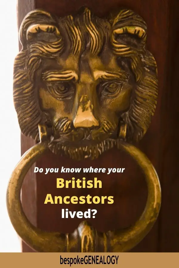 Do you know where your British ancestors lived? Bespoke Genealogy
