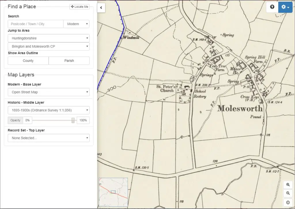 The Genealogist Map explorer. Bespoke Genealogy