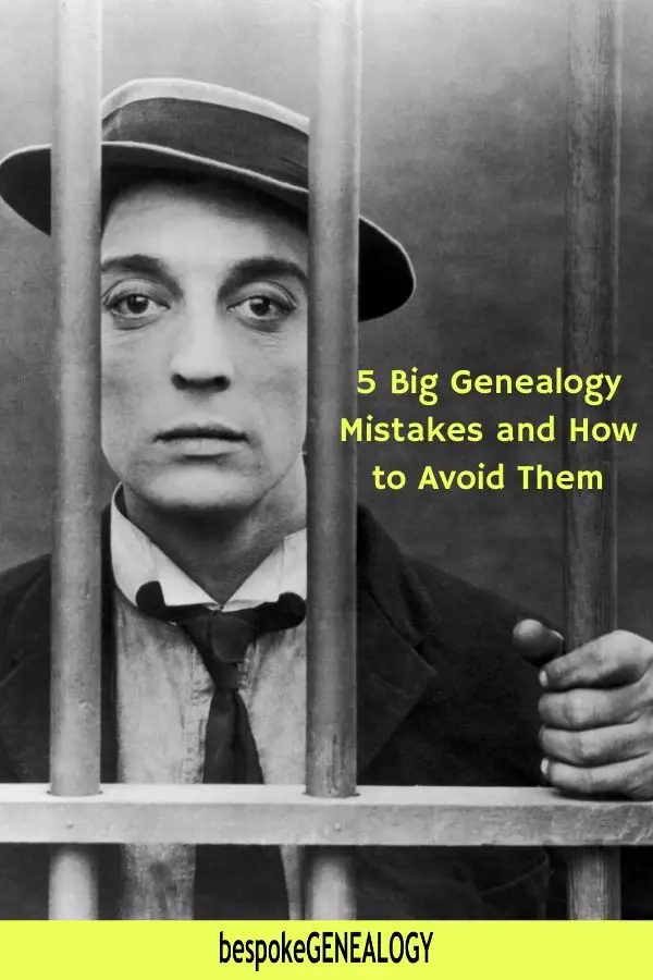 5 big genealogy mistakes and how to avoid them. Bespoke Genealogy