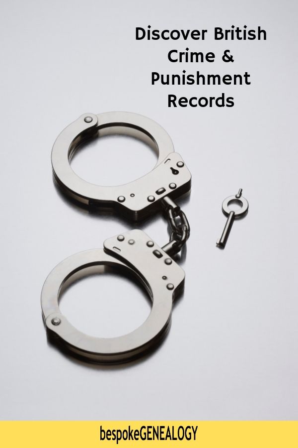 Discover British Crime and Punishment records. Bespoke Genealogy