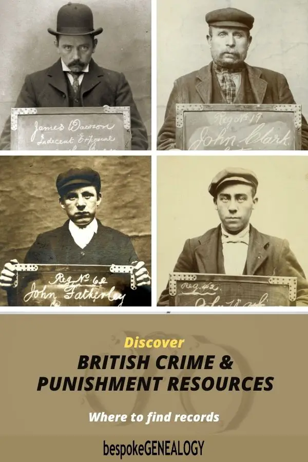 Discover British crime and punishment resources. Bespoke Genealogy