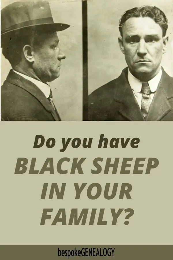 Do you have black sheep in your family? Bespoke Genealogy