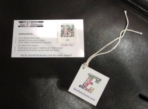 StorEstickums QR Label and Tag. Bespoke Genealogy