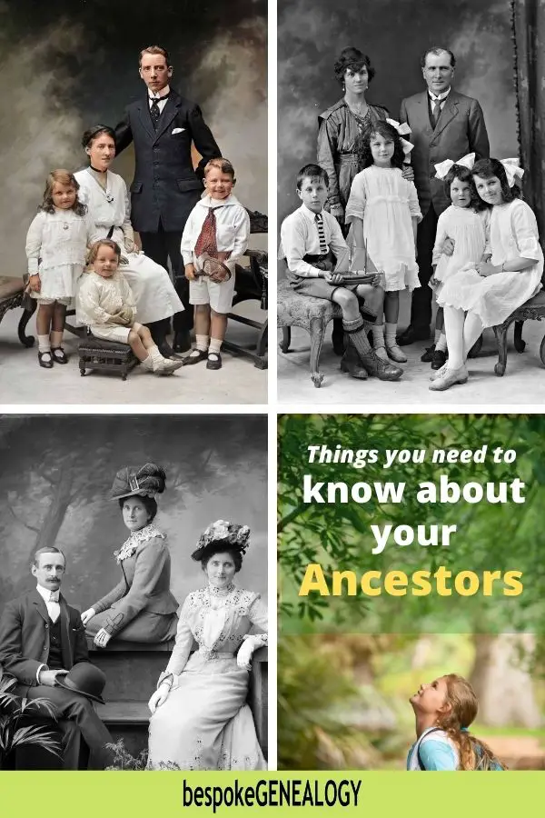 Things you need to know about your ancestors. Bespoke Genealogy